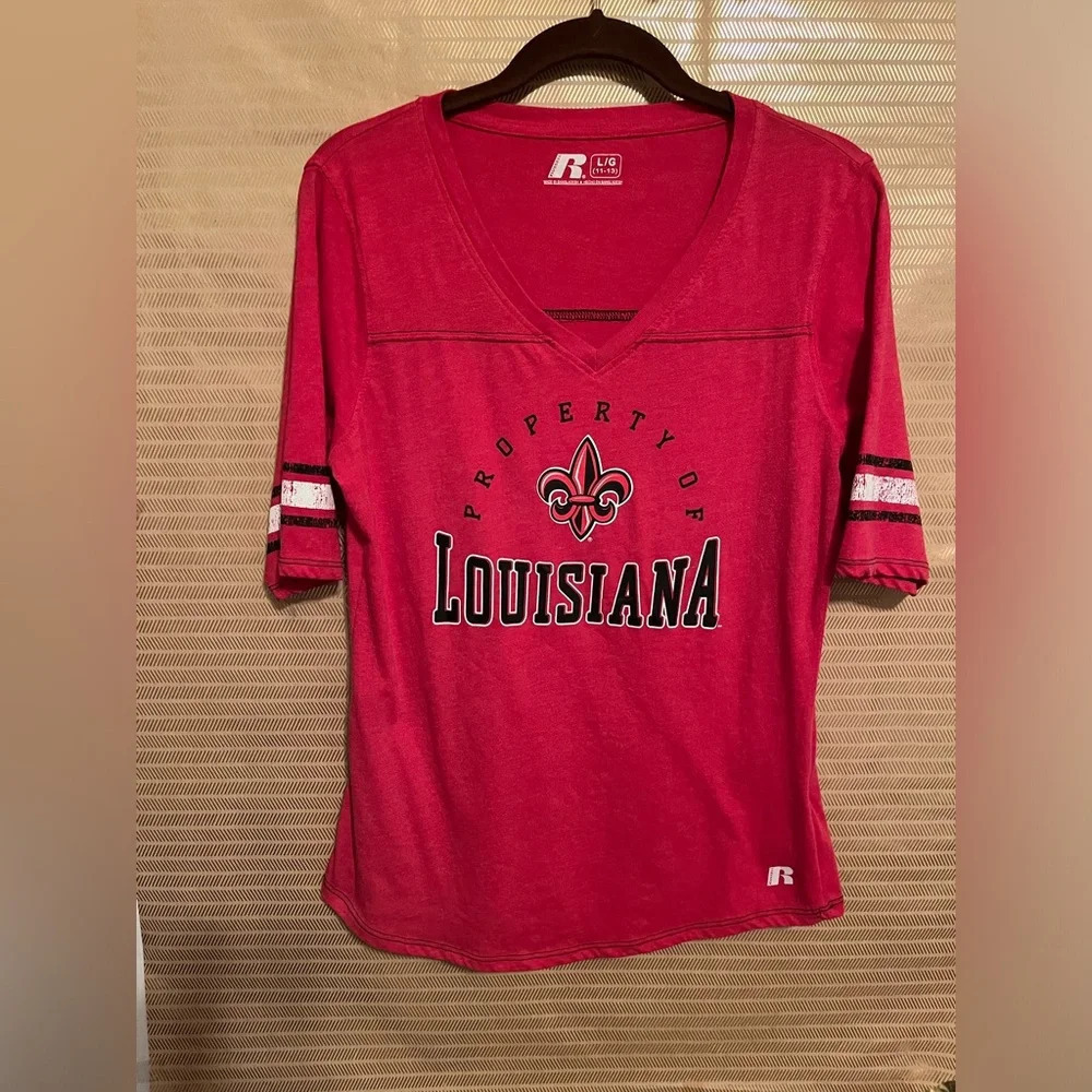 RUSSEL~LOUISIANA RED TEE~LG-11-13